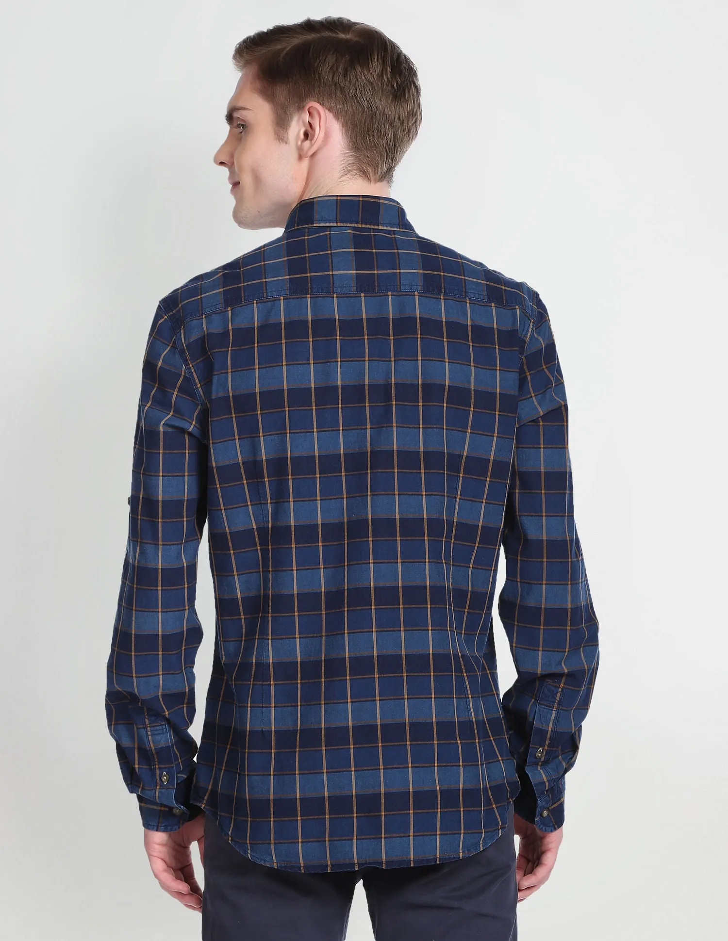 Indigo Vat Check Shirt