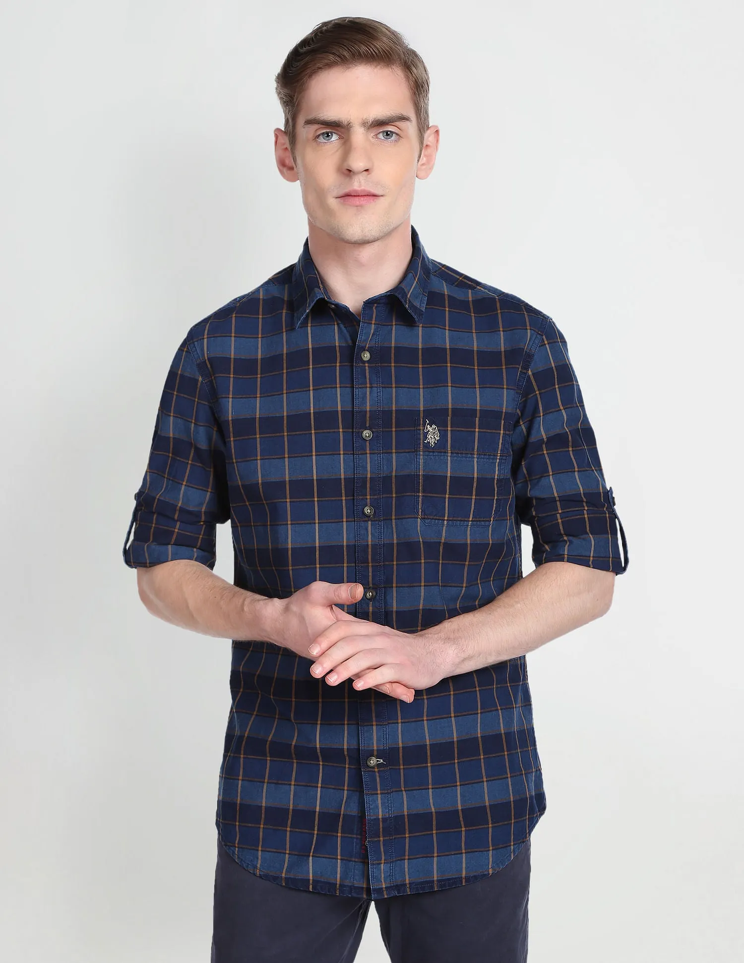 Indigo Vat Check Shirt