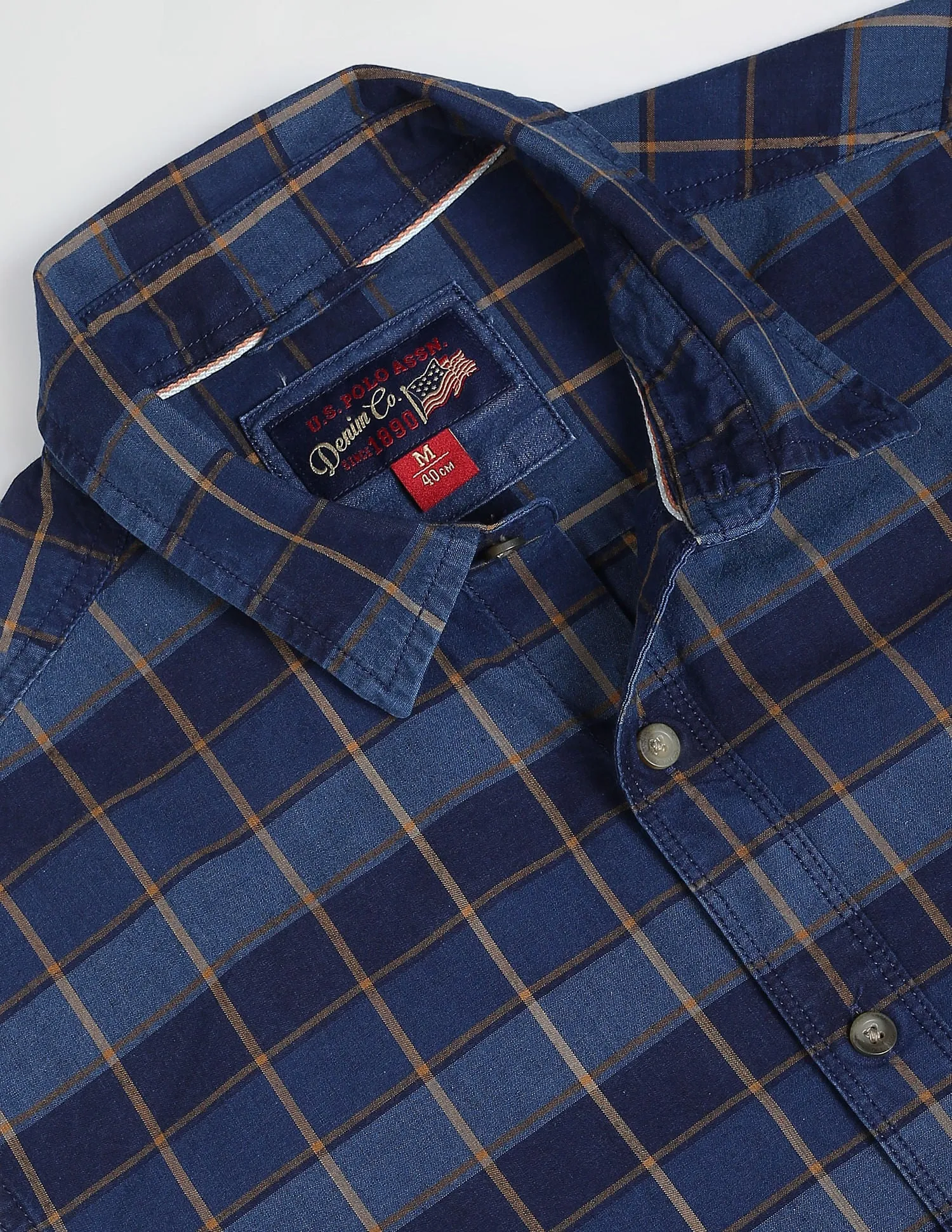 Indigo Vat Check Shirt