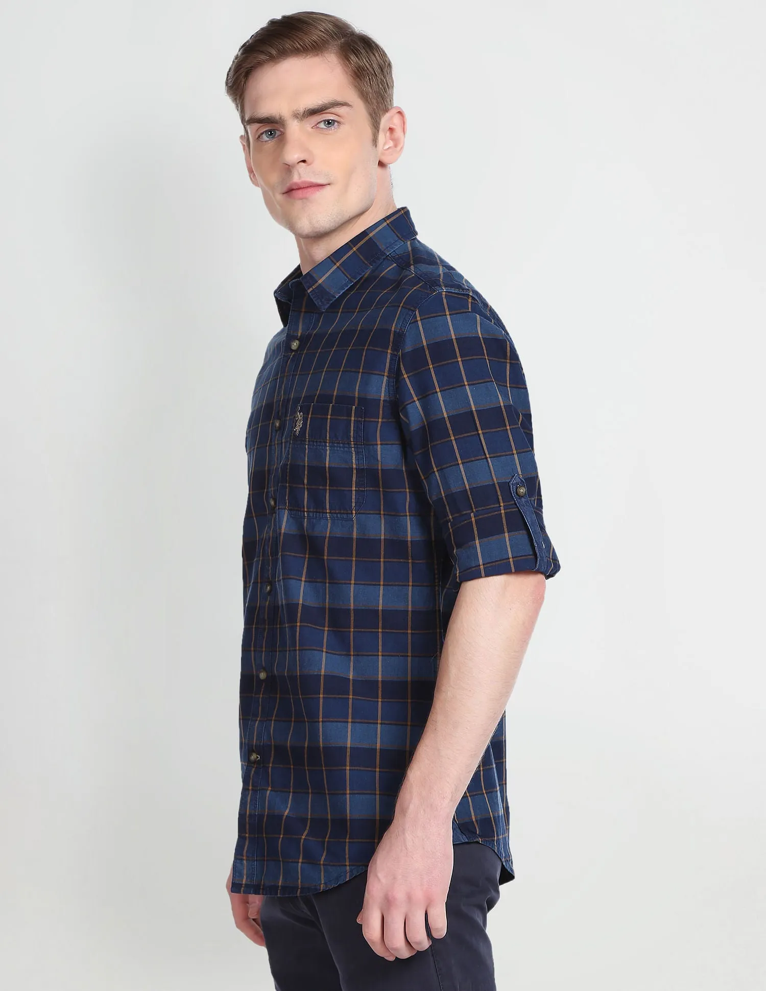 Indigo Vat Check Shirt