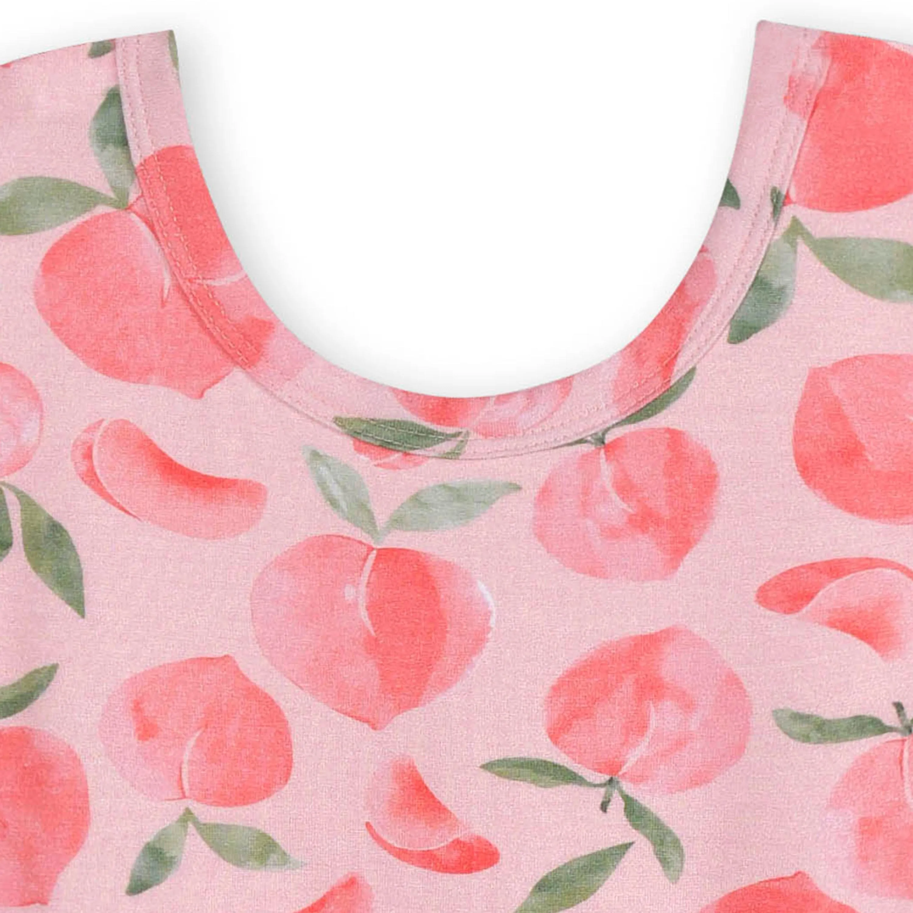 Infant & Toddler Girls Just Peachy Buttery Soft Viscose Made from Eucalyptus Twirl Dress