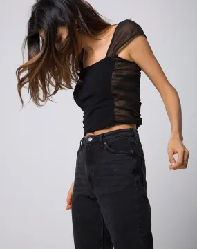 Maral Tube Top in Black