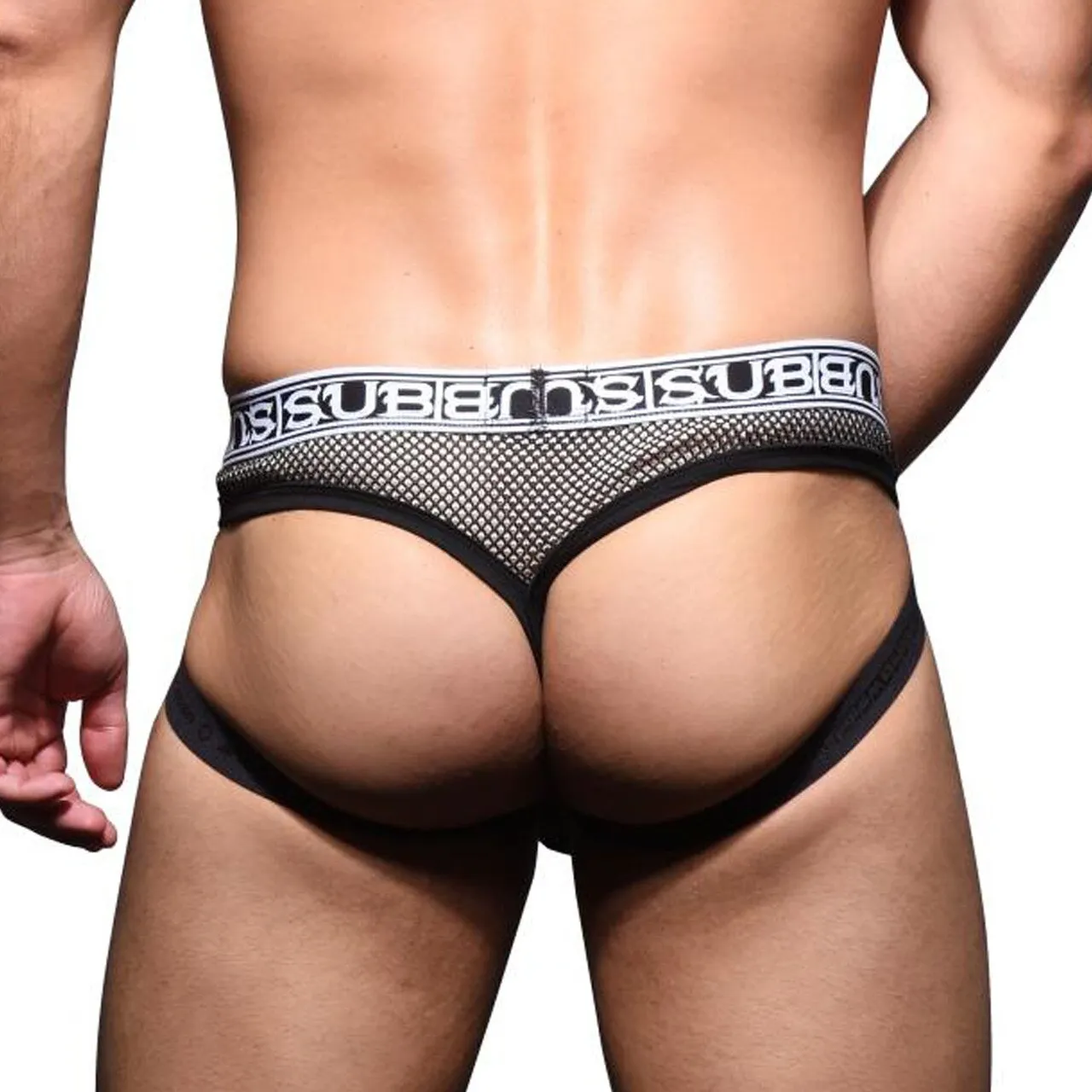 Mens Andrew Christian Double Mesh Almost Naked Jock Thong