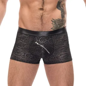 Mens Zip Pouch Boxer Briefs