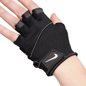 NIKE WOMEN'S ELEMENTAL LIGHTWEIGHT FITNESS BLACK GLOVES