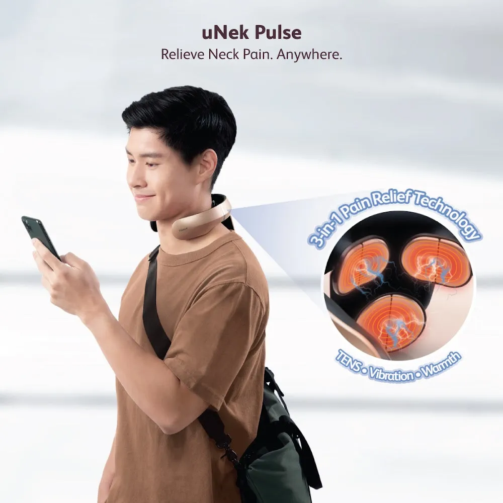 OSIM (Mix and Match Bundle) uNek Pulse TENS Neck Massager   uScalp 2 Waterproof Scalp Massager