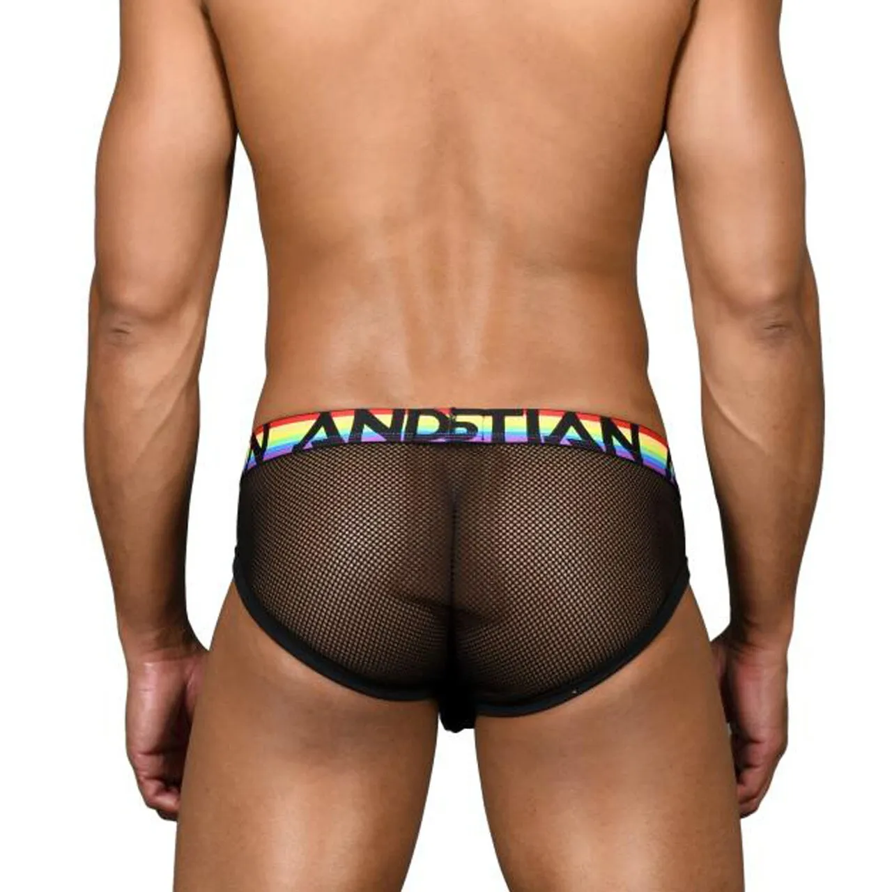 SALE - Mens Andrew Christian Pride Net Mesh Brief w/ Almost Naked