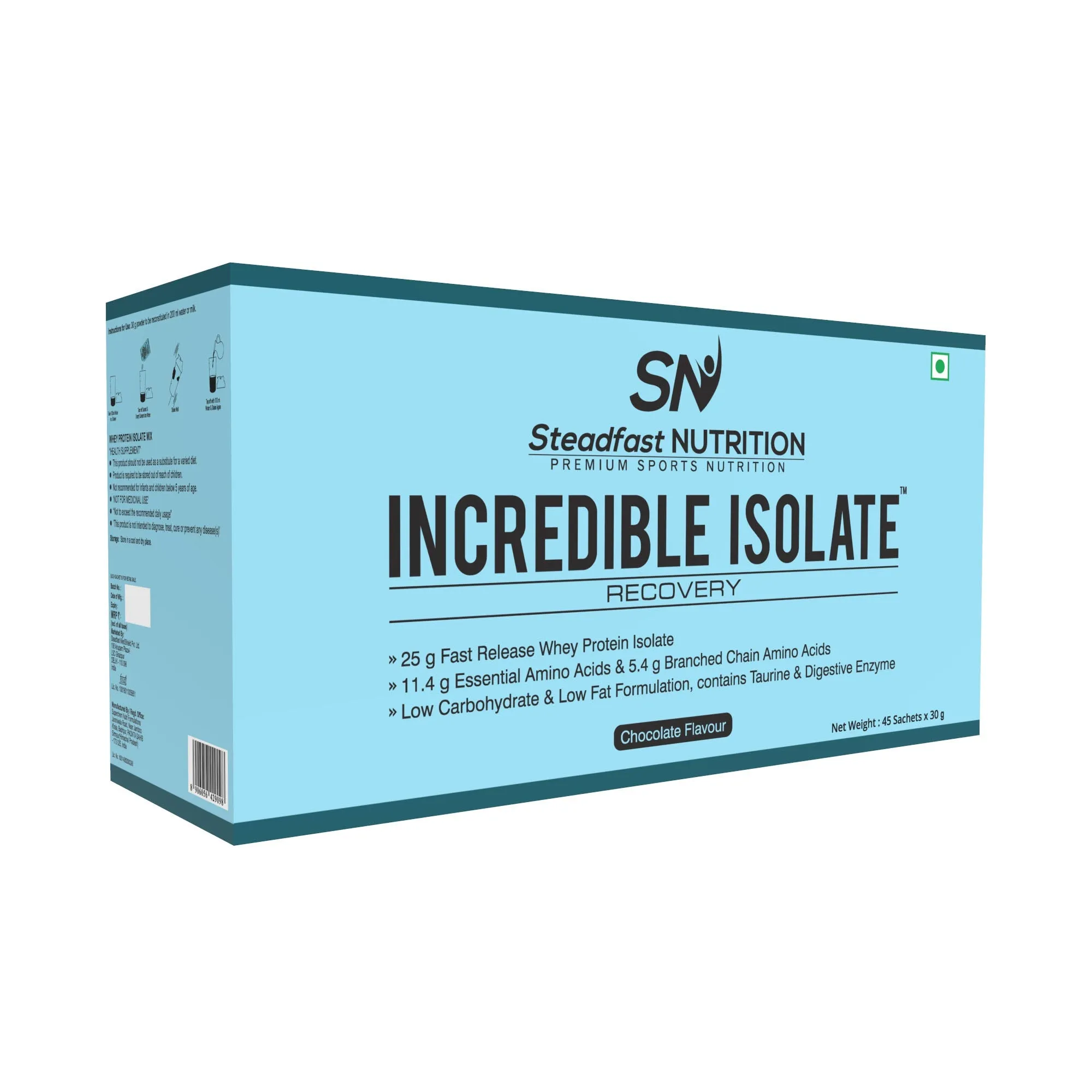 Steadfast Nutrition Incredible Isolate - Chocolate