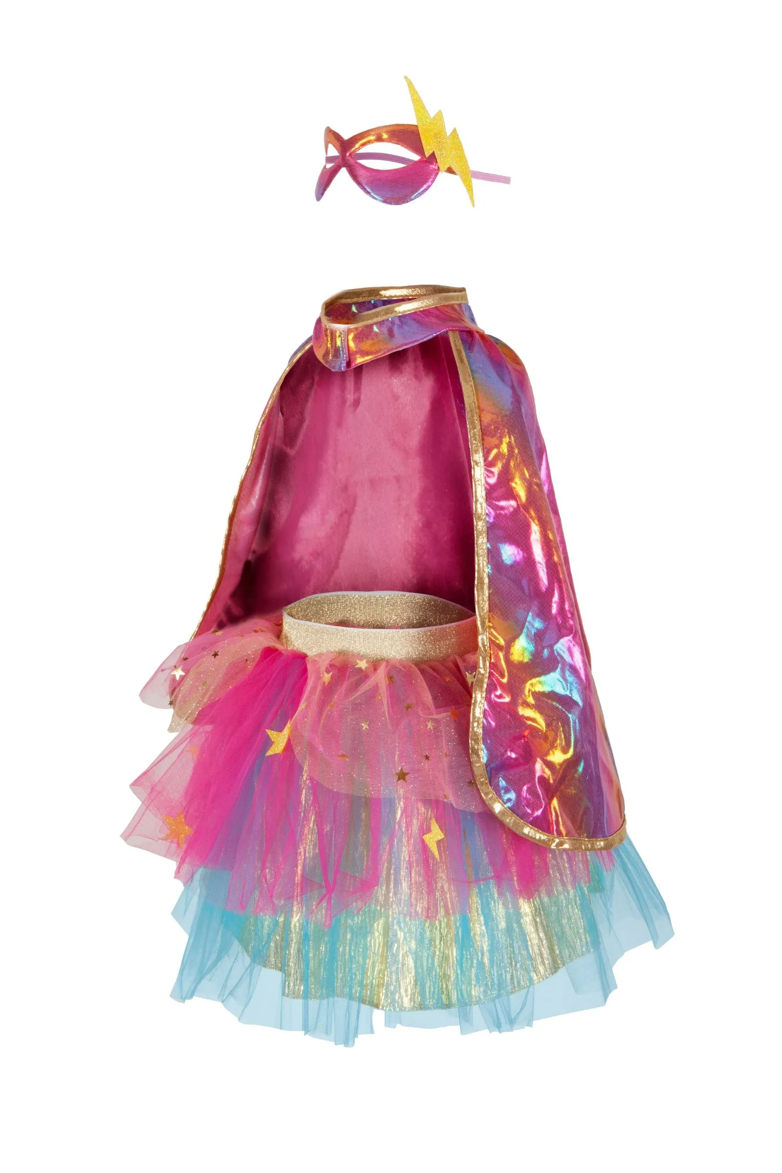 Super-duper Tutu/Cape/Mask, Pink & Gold