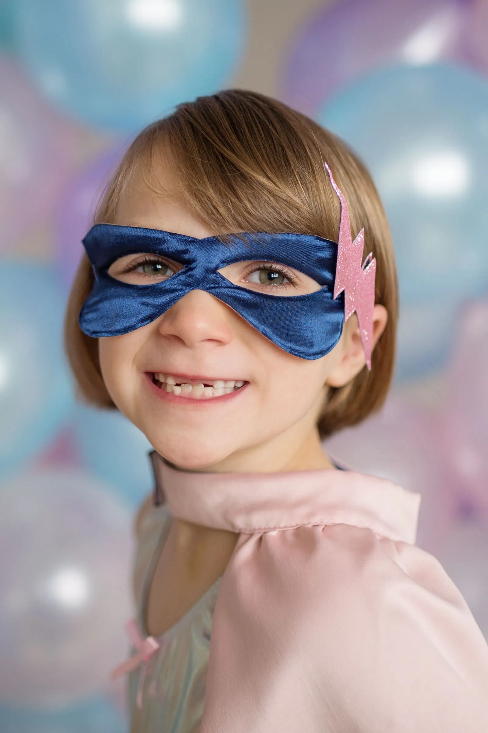 Super-duper Tutu/Cape/Mask, Pink & Navy