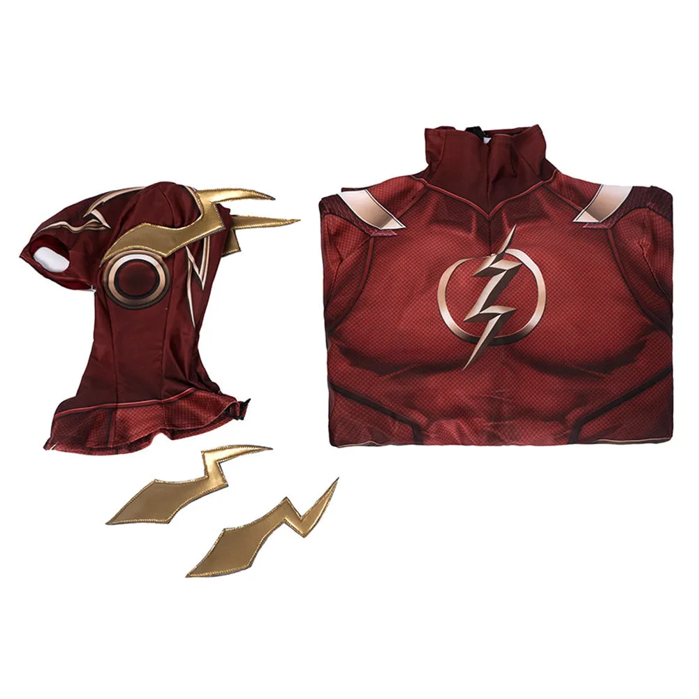 The Flash Cosplay Costume Jumpsuit Outfits Halloween Carnival Suit