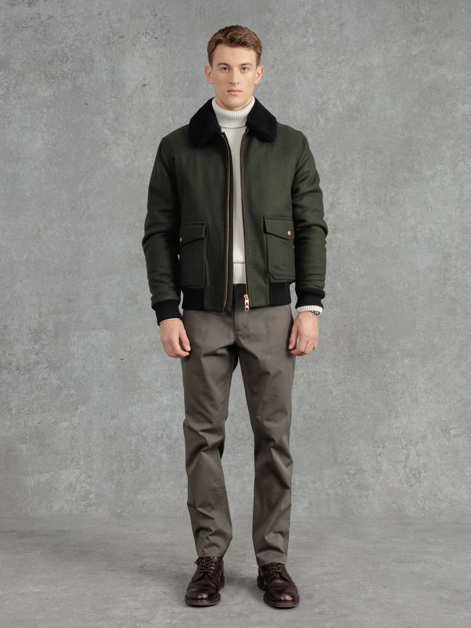 The Flight Jacket 3.0 - Moss Green