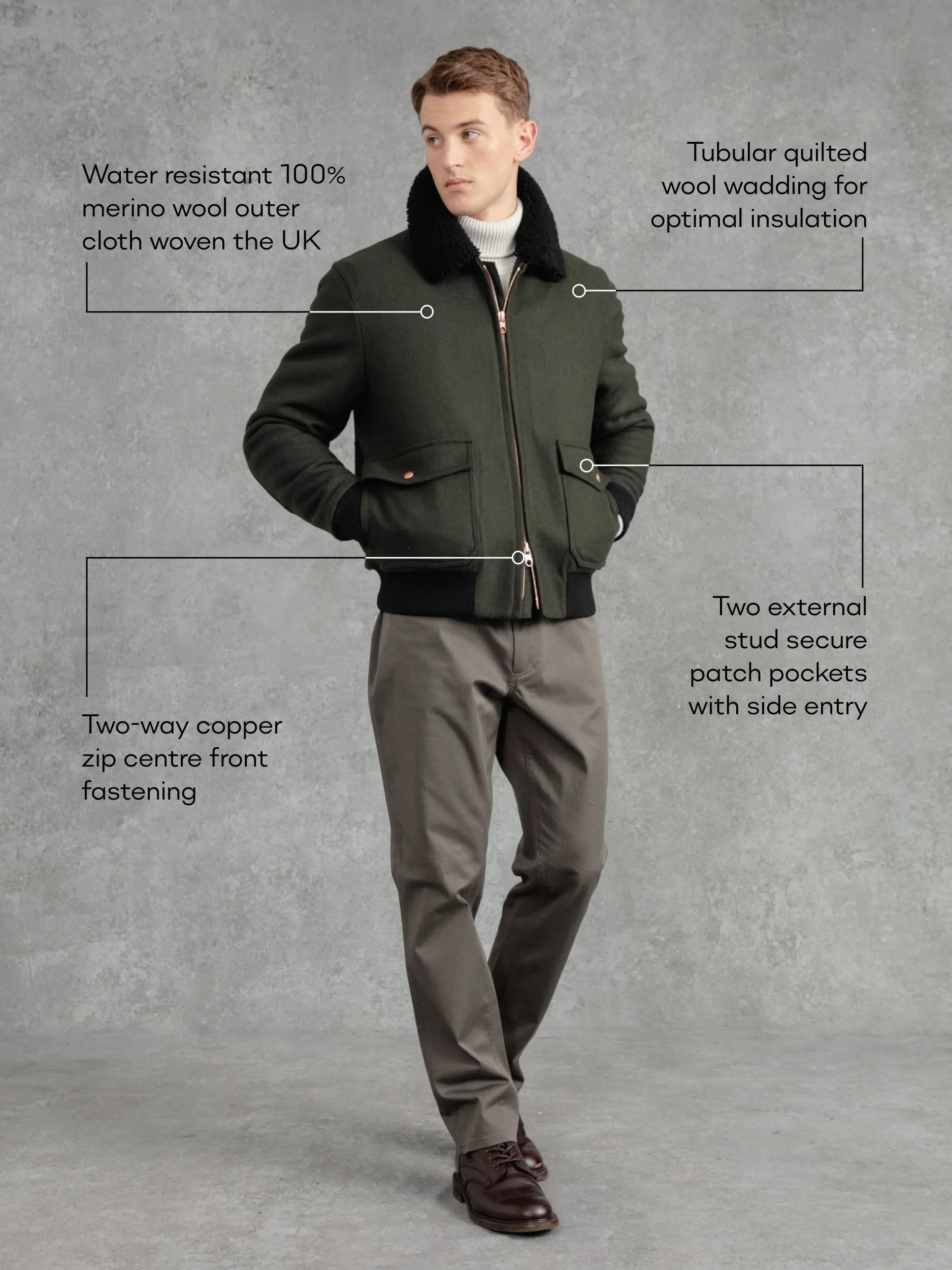 The Flight Jacket 3.0 - Moss Green