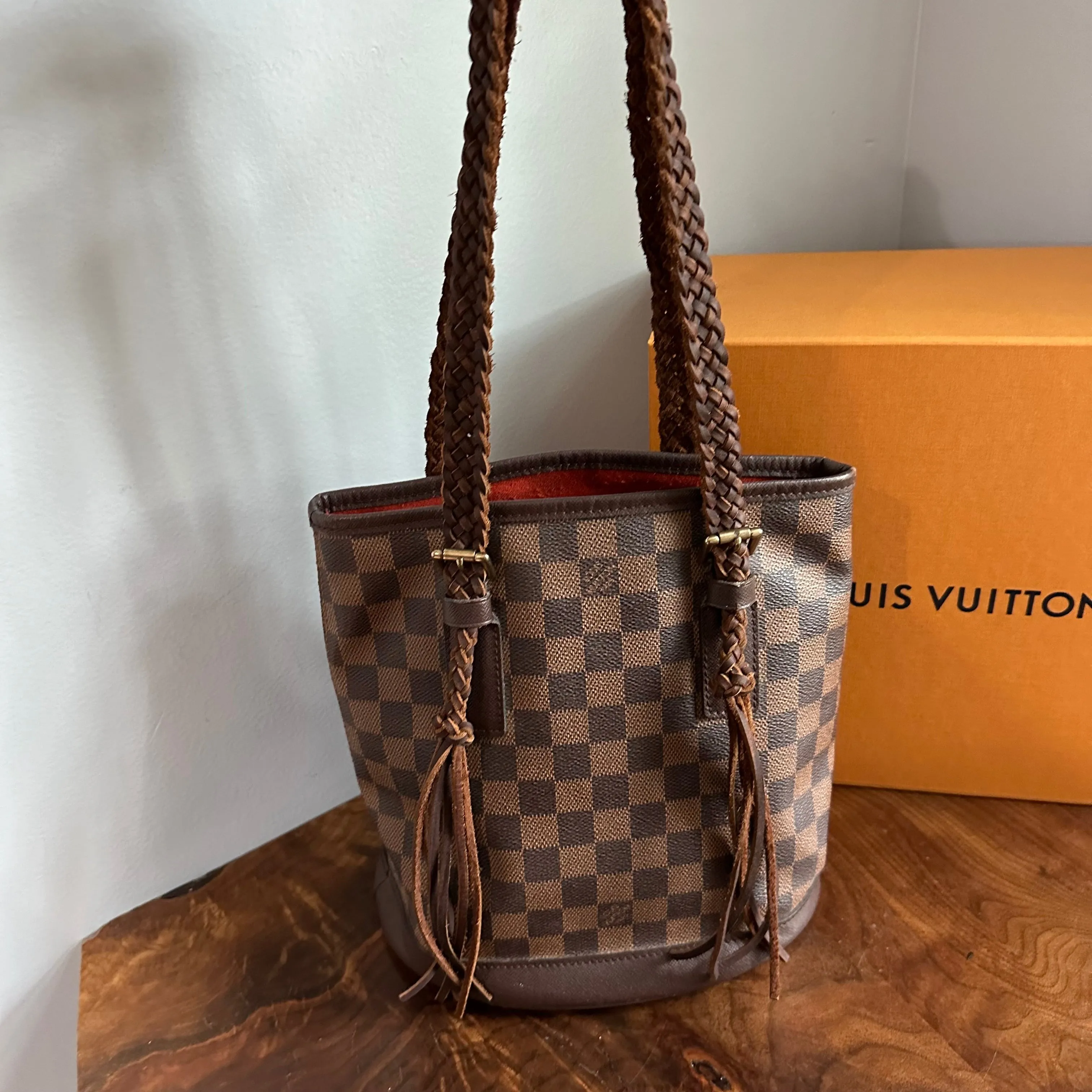 The Owl - Vintage Damier Ebene Bucket Bag (Copy)