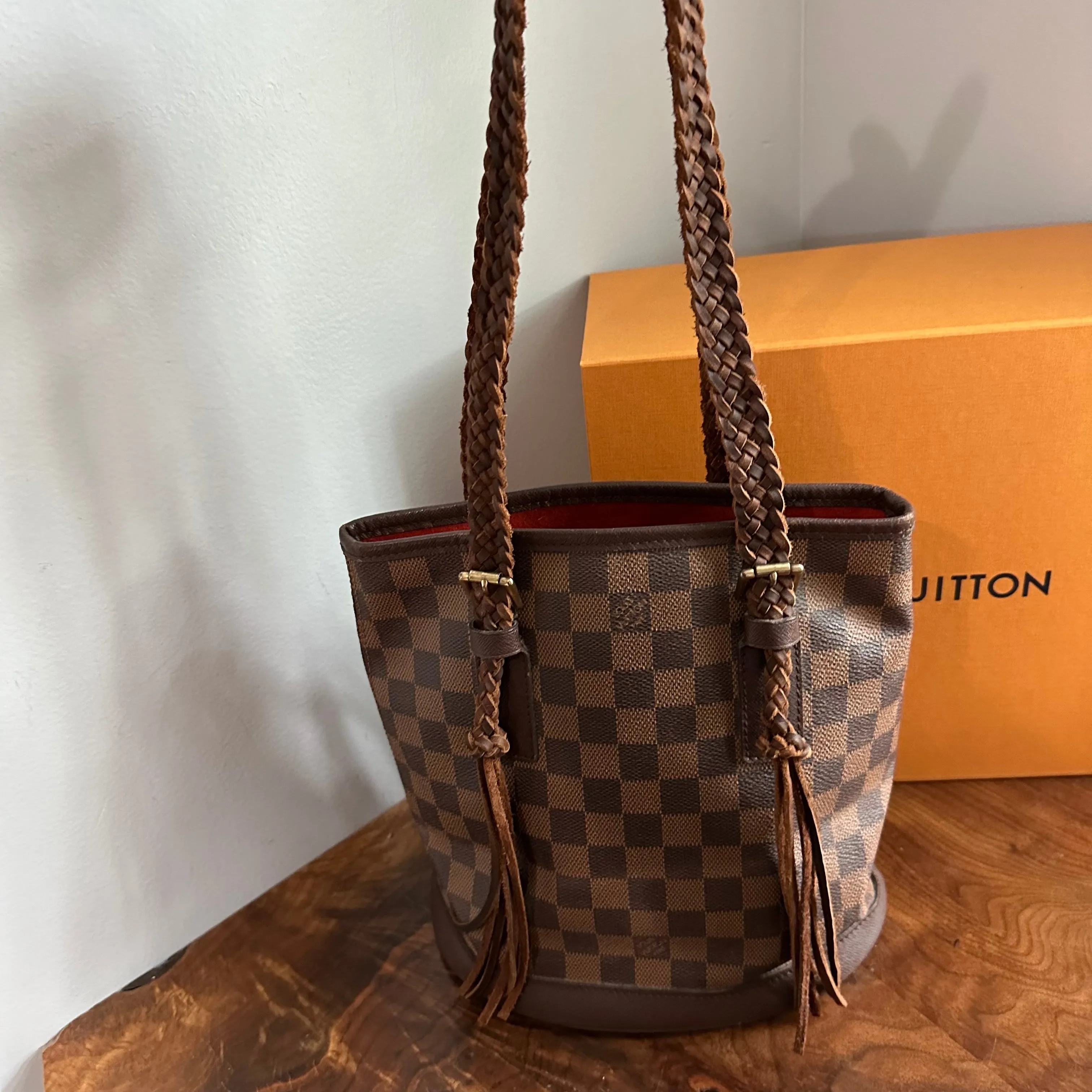 The Owl - Vintage Damier Ebene Bucket Bag (Copy)