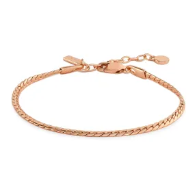 The Serpentine Bracelet - Rose Gold